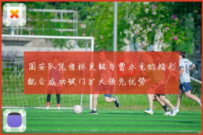 国安队凭借林良铭与曹永竞的精彩配合成功破门扩大领先优势
